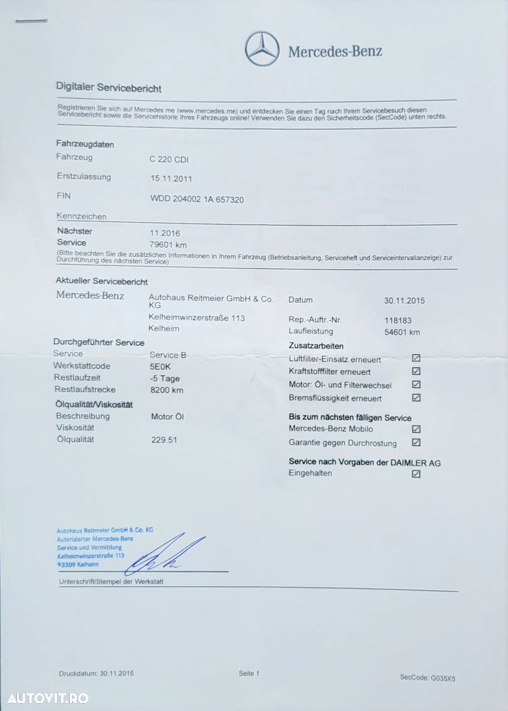 Mercedes-Benz C 220 CDI Avantgarde Edition - 35