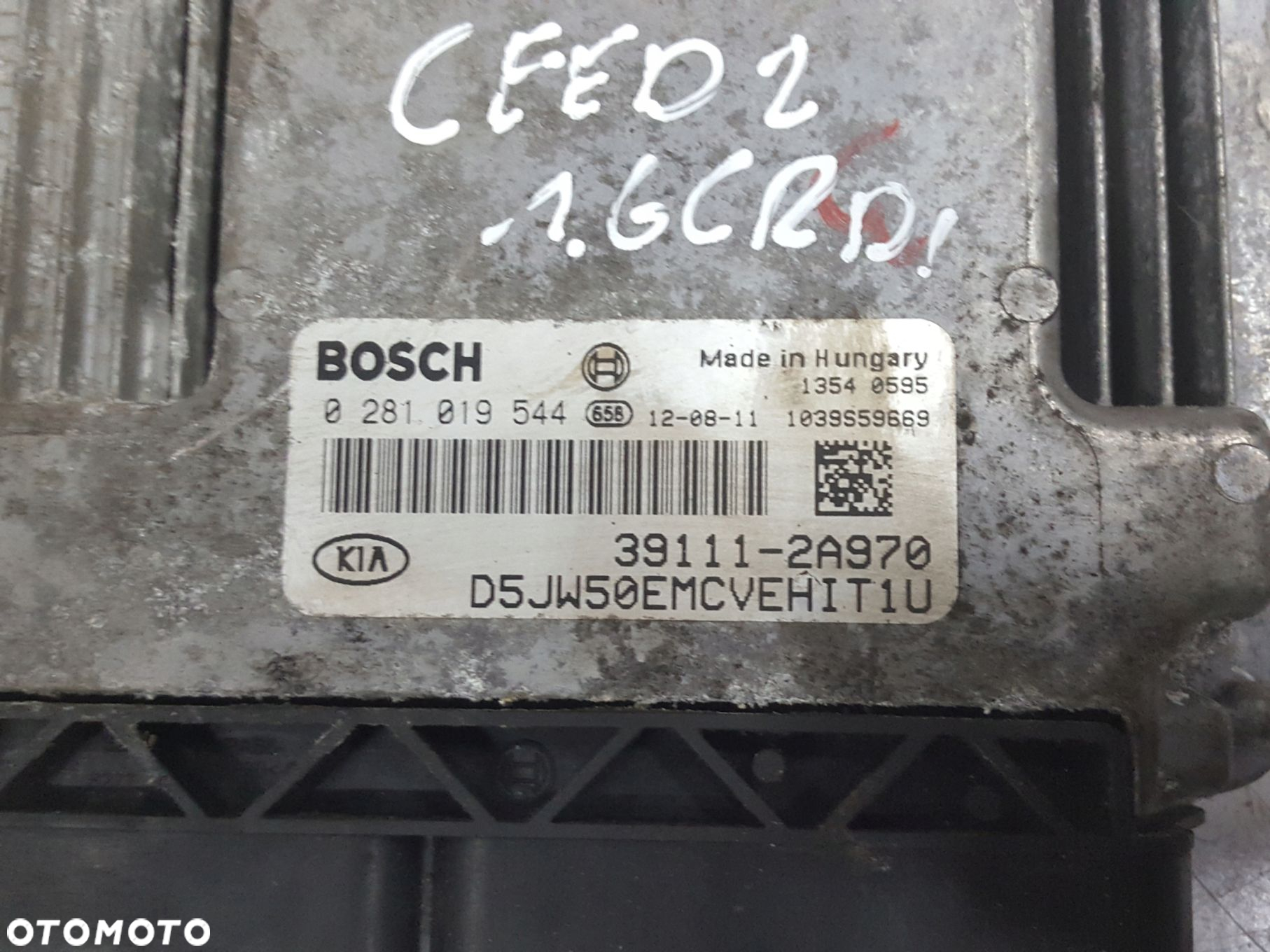 KIA CEED 2 II 12-15r 1.6 CRDI KOMPUTER SILNIKA 309111-2A970 - 2