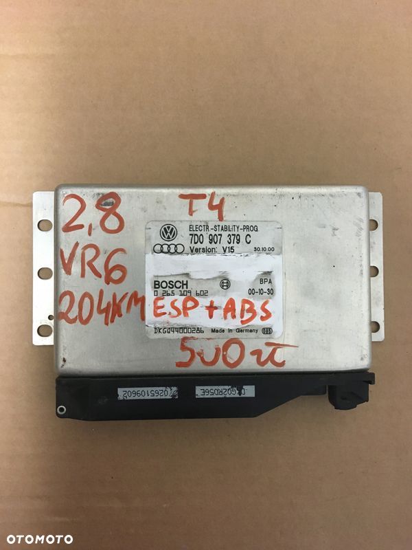 T4 TRANSPORTER 2.8 B 204KM VR6 Moduł ABS ESP - 1