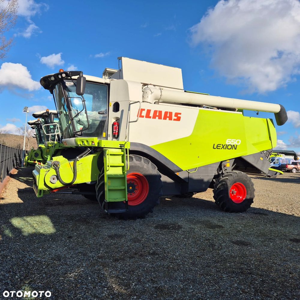 Claas Lexion 650 z hederem - 3