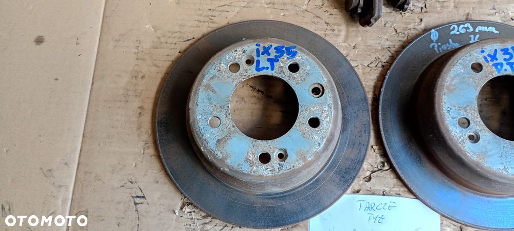 Tarcze hamulcowe klocki tył tylne Hyundai ix35 2.0 CRDI - 2