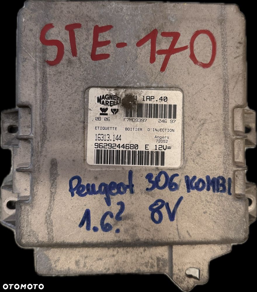 Sterownik Silnika ECU Komputer Citroen Peugeot 9629244680 - 1