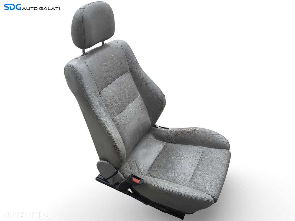 Interior Piele Gri Complet Scaun Scaune Stanga Dreapta Fata Bancheta cu Sezut si Spatar Opel Astra G Break 1998 - 2007 [LN0242] - 7