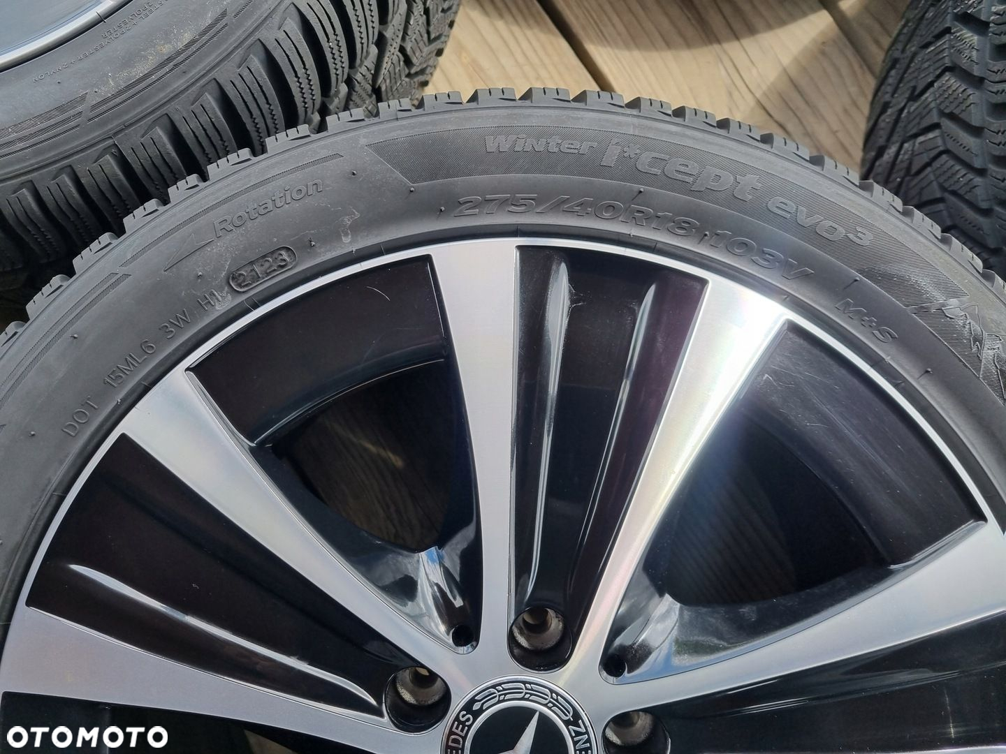 OPONY HANKOOK WINTER ICEPT EVO3 przod 245/45,tyl 275/40R18 2024r.8mm super - 12