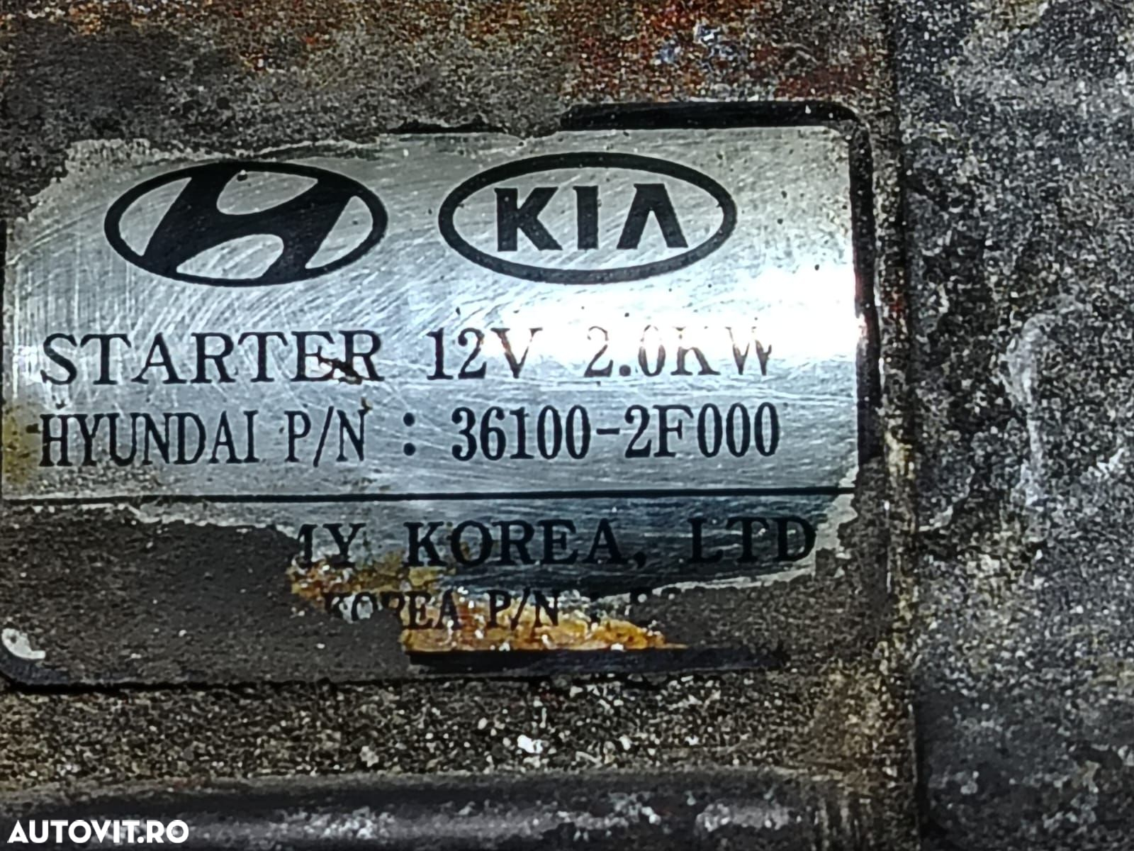 Electromotor 36100-2f000 2.0 crdi d4ha Hyundai ix35 1 [2009 - 2013] - 3