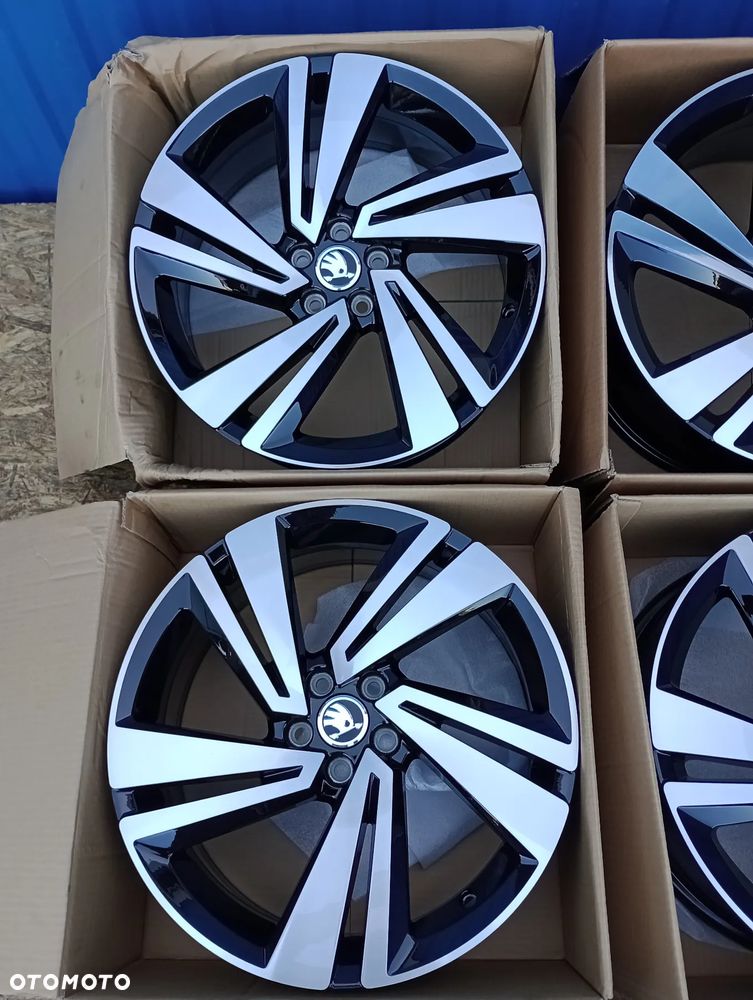 NOWE FELGI ALUMINIOWE 5x100 R18 7J ET39 SKODA FABIA KAMIQ RAPID SCALA - 4