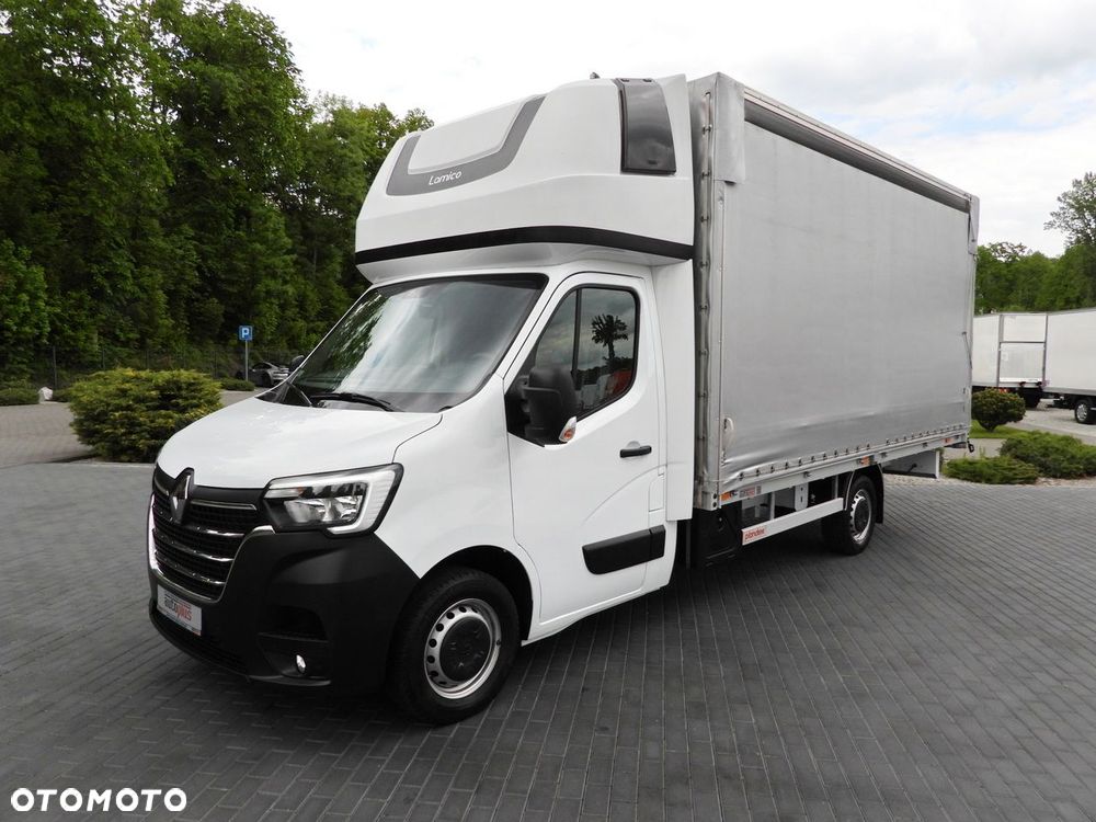 Renault MASTER  PLANDEKA 10 PALET TEMPOMAT LEDY PNEUMATYKA KLIMATYZACJA  165KM - 19