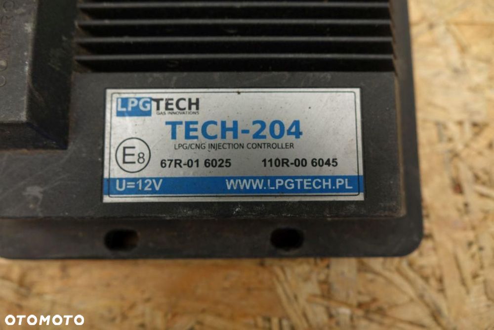KOMPUTER SILNIKA LPG STEROWNIK GAZU LPGTECH TECH-204  67R016025 110R006045 - 2