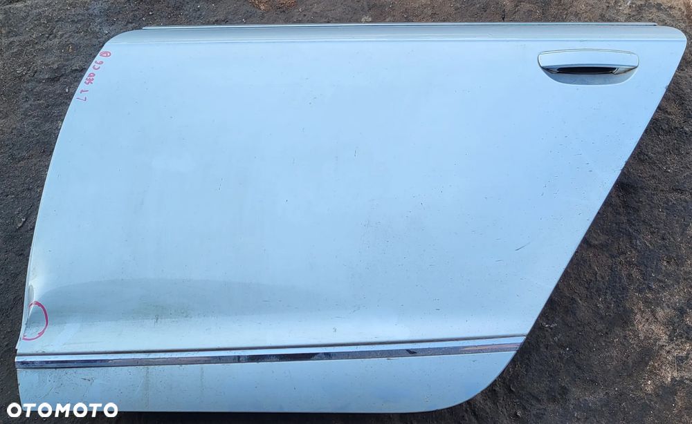 AUDI A6 C6 09r LIFT SEDAN DRZWI LEWY TYŁ TYLNE LX7W GOŁE - 1