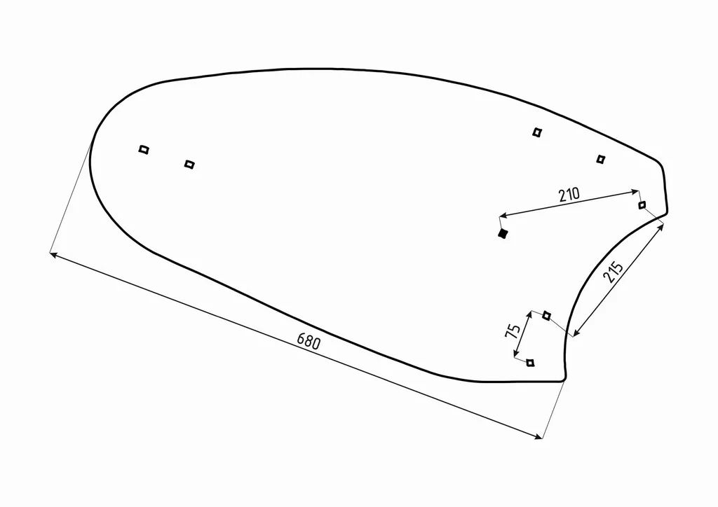 LEMKEN ODKŁADNICA B30 PRAWA 3441030 / 3441031 LEWA iQ PARTS - 2