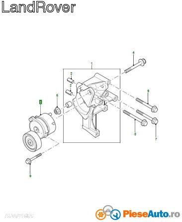 Rola intinzatoare Freelander 1.8 benzina PQG100190L - 2