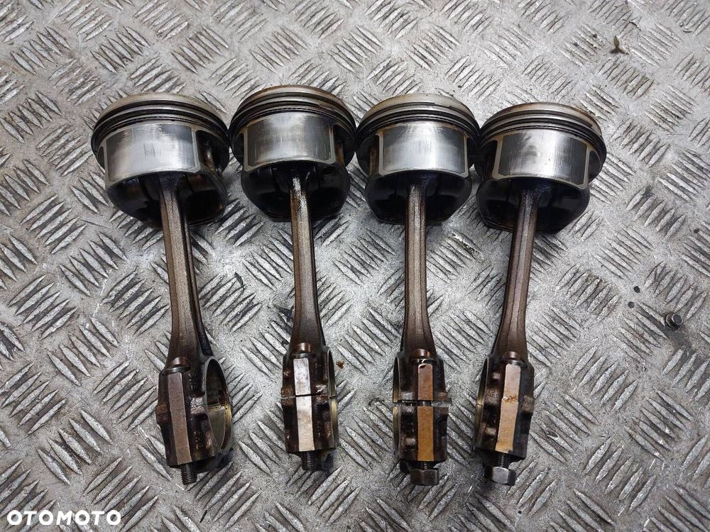 TŁOK + KORBOWÓD 4SZT KOMPLET VOLKSWAGEN PASSAT B5 1.6 8V AHL - 6