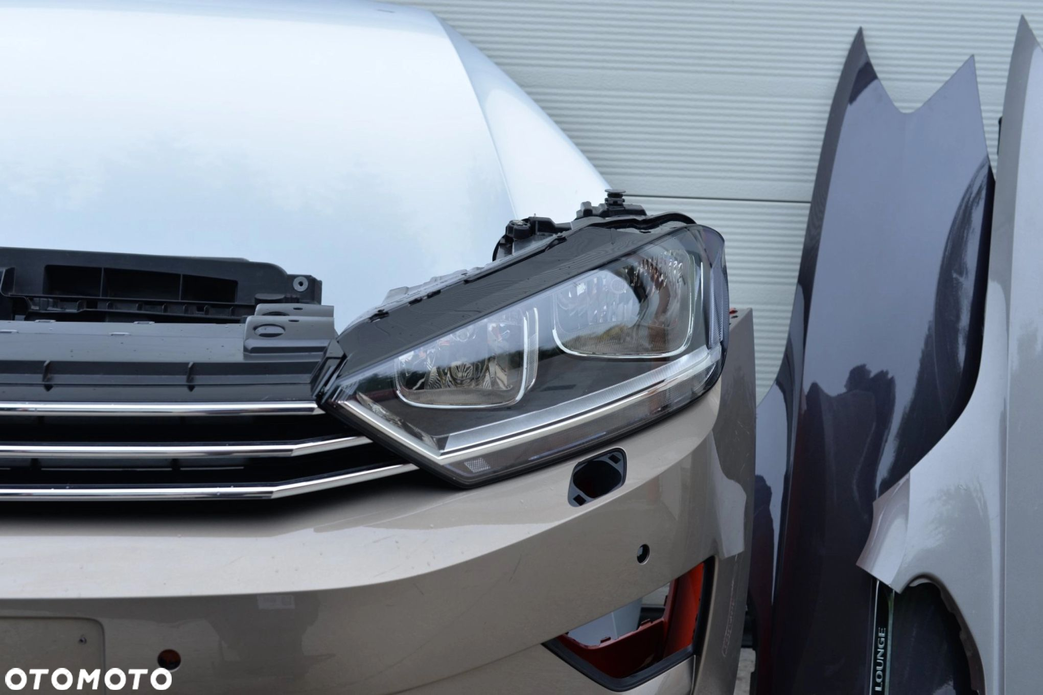 MASKA ZDERZAK GRILL BŁOTNIK LAMPA H7 XENON PAS BELKA VW GOLF SPORTSVAN - 9