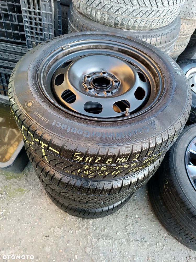 5x112 Felgi Stalowe Stal 16 Koła Zimowe Zima BMW Seria 2 F45 F46 Gran Tourer Active Tourer Legnica ALU-RAD 195/65 TPMS 5,5mm - 2