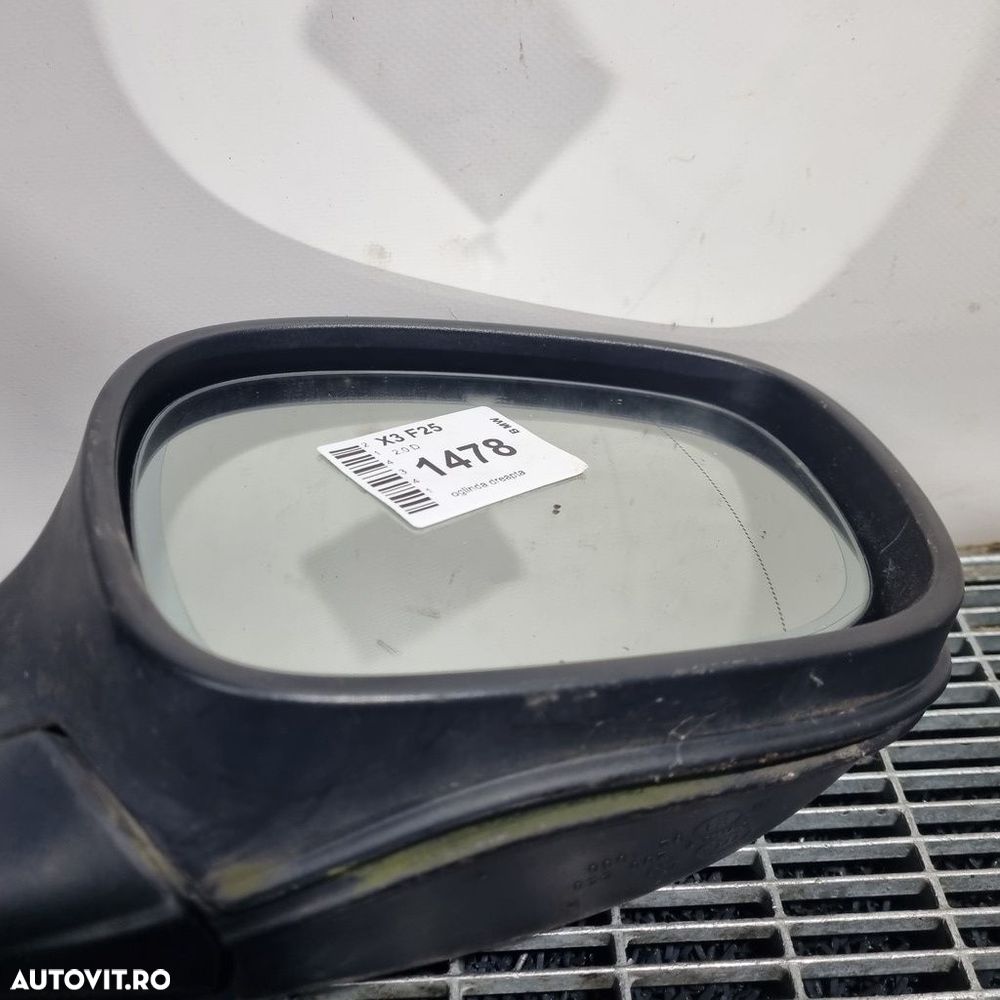 Oglinda dreapta BMW X3 F25 2010 - 2014 4 Usi Titansilber 354 (1478) Cu rabatare electrică - 3