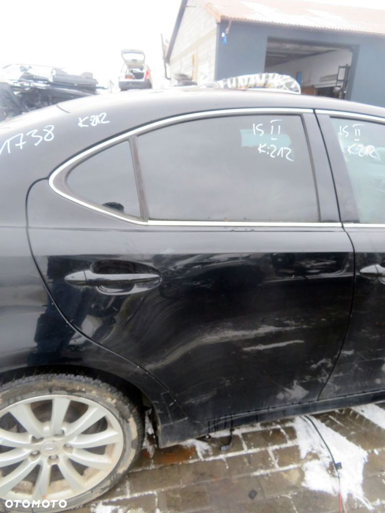 DRZWI TYLNE PRAWE IS II E2 212  CZARNY LEXUS 2005-2010 - 1