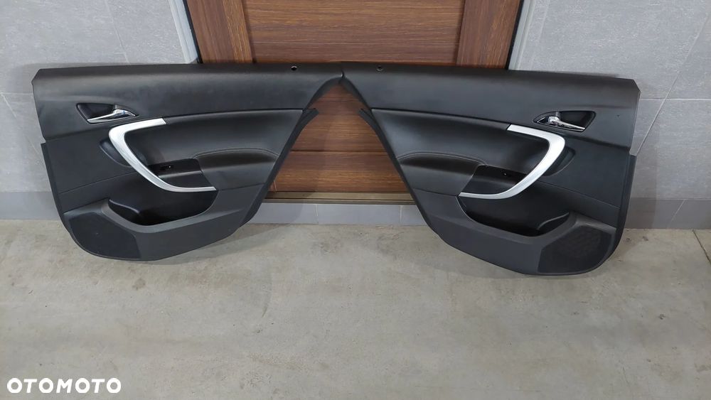 FOTELE PRZÓD, KANAPA TYŁ, BOCZKI KOMPLET OPEL INSIGNIA HB R2012 ANGLIK - 11