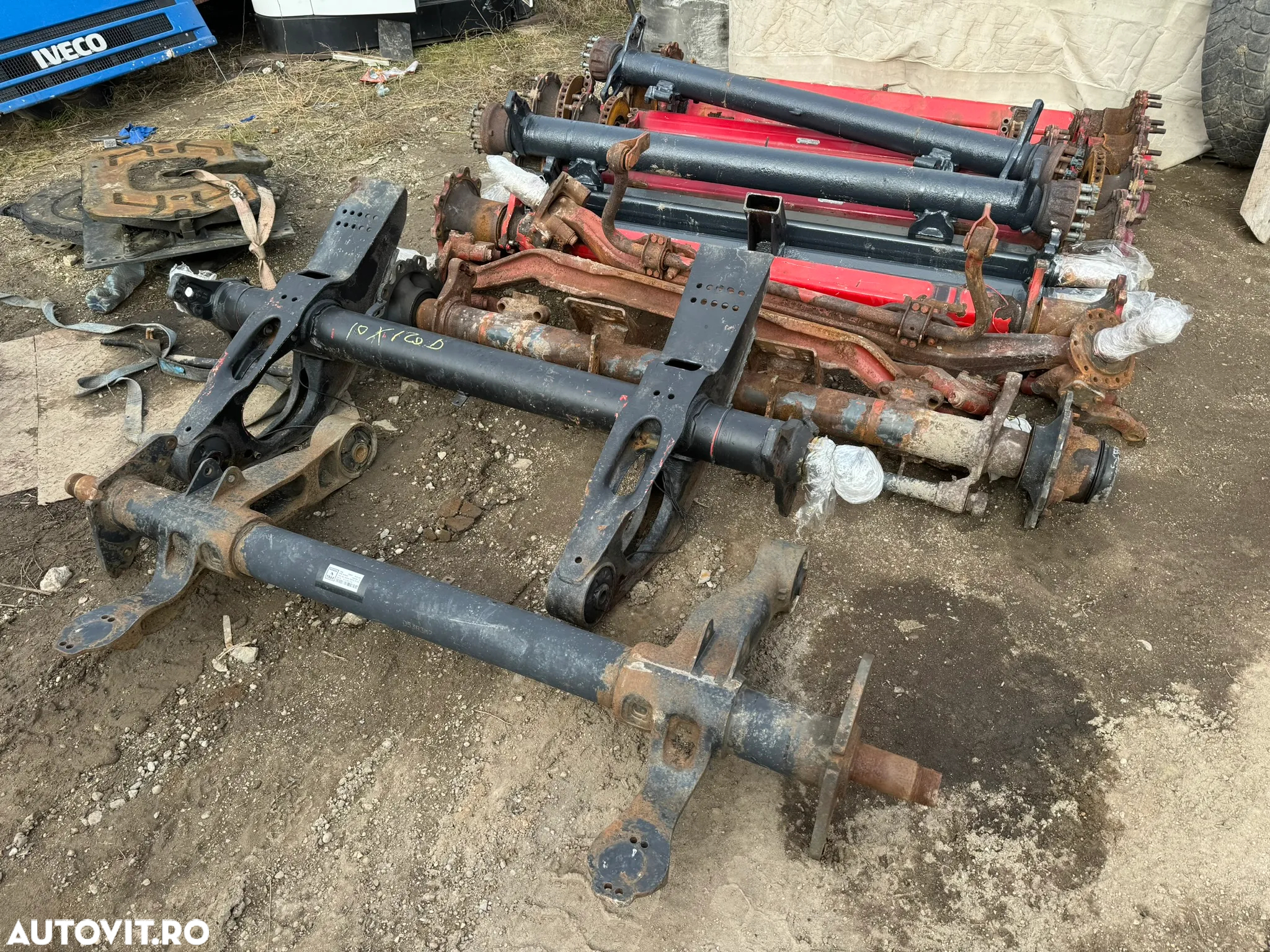 Axe semiremorca, bascula, cisterna + piese pentru reparatii din dezmembrari SAF , BPW eco eco plus , Samro , ROR , SMB , GIGANT , TRAILOR , Schmitz, Mercedes - 9