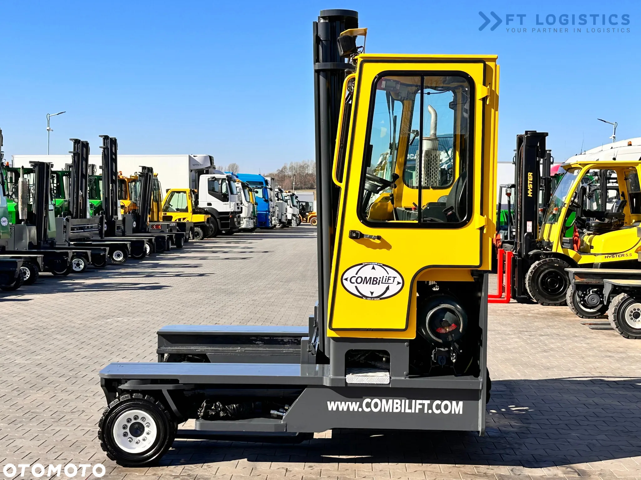 Combilift C4000 / LPG / DUPLEX / 4100MM / WAGA / PRZESÓW WIDEŁ / JAK NOWY - 3