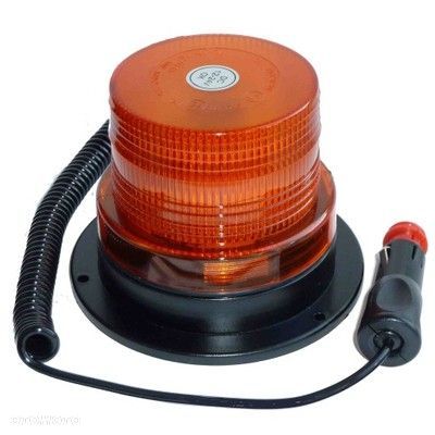 LAMPA OSTRZEGAWCZA LED STROBO KOGUT 12-24V MAGNES - 2