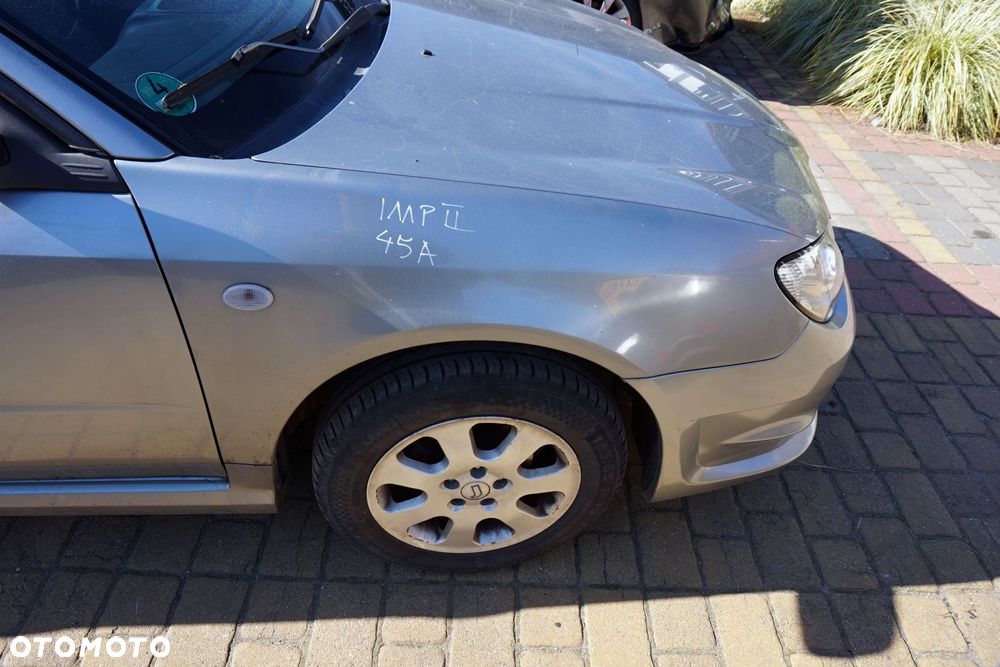 MASKA ZDERZAK BŁOTNIKI LAMPY IMPREZA II GD LIFT 45A  SUBARU 2006-2007 SZARY PRZÓD KOMPLETNY - 16
