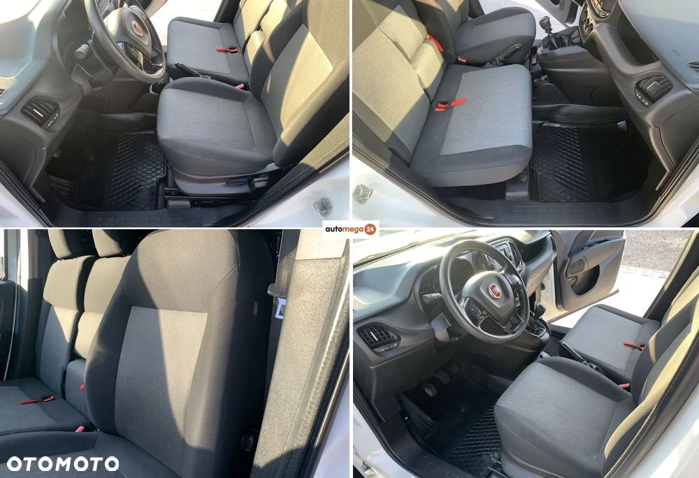 Fiat DOBLO VAN 3 osobowy VAT-1 Homologacja cięż. MOCNY SILNIK 1.6 MultiJet, 105KM Emisja spalin Euro6, Skrzynia biegów 6-cio stopniowa! ORYGINALNA ZABUDOWA PAKI, BOCZNE DRZWI PRZESUWNE, RADIO Z EKRANEM DOTYKOWYM , MULTIFUNKCYJNA KIEROWNICA - 7