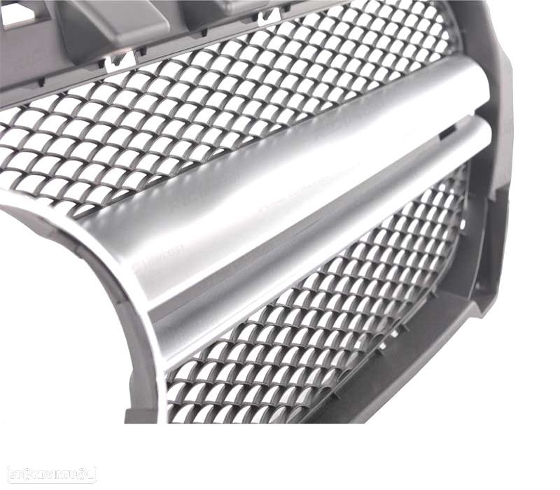 GRELHA FRONTAL MERCEDES CLA W117 13-16 LOOK AMG CROMADA - 3