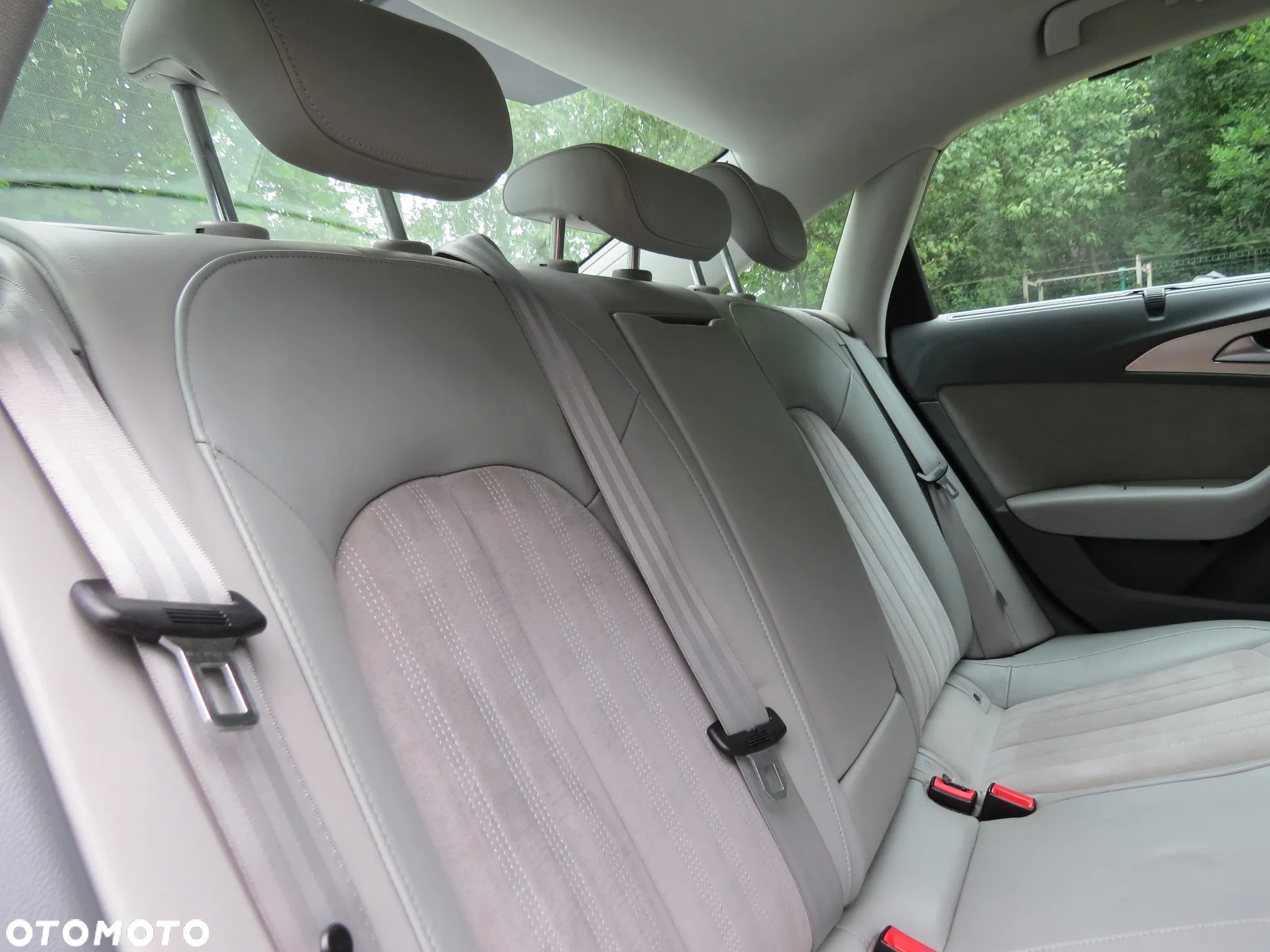 FOTELE SIEDZENIA ALCANTARA GRZANE KOMPLET EUROPA SEDAN AUDI A6 C7 - 16