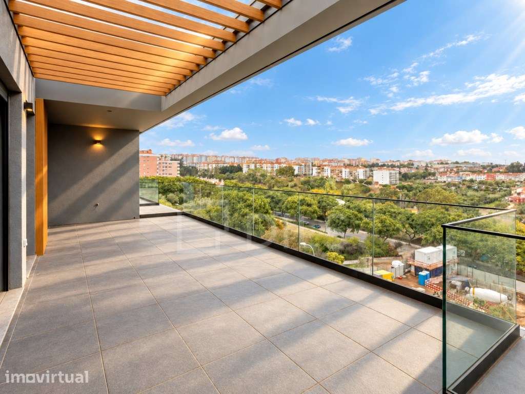 Apartamento T3 com varanda e box com 2 lugares em Oeiras - Grande imagem: 2/28