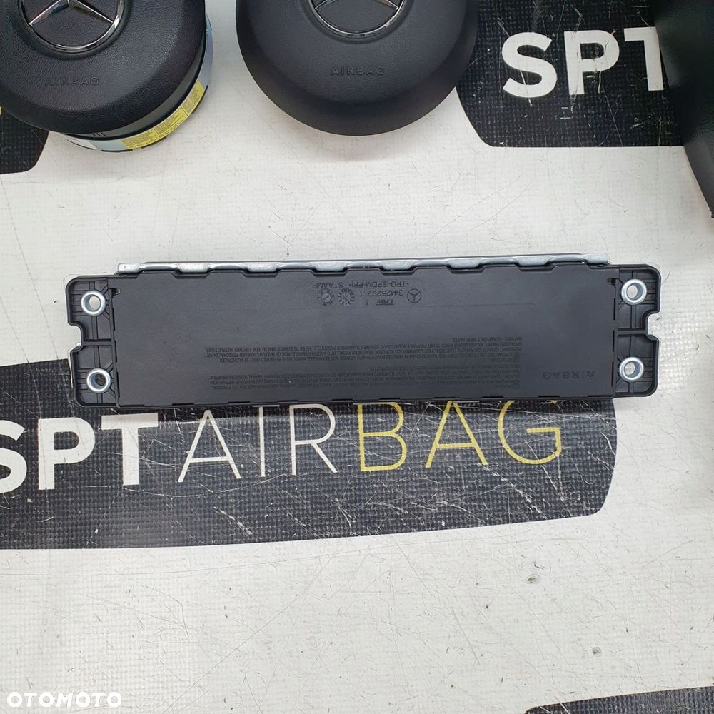 MERCEDES W205 DESKA ROZDZIELCZA KONSOLA KOKPIT PULPIT PODUSZKI AIRBAG AIR BAG PASY KIT SET - 10