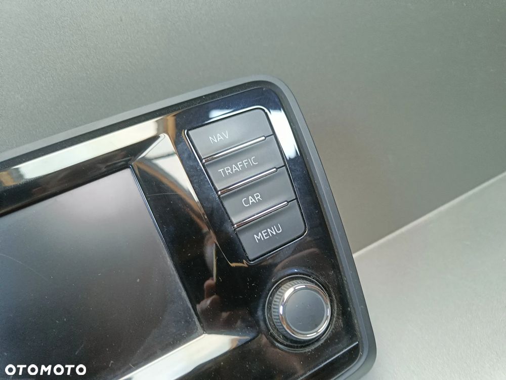 Wyświetlacz Ekran Skoda Octavia 3 III Panel Nawigacja 5E0919605D - 4