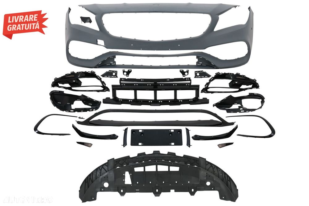 Bara Fata Compatibila cu Mercedes W117 X117 CLA (2013-2018) CLA45 Design- livrare gratuita - 7