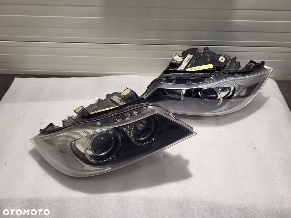 bmw 3 e90 xenon nie skrętny komplet lamp przednich 69427379/ 69427389 - 5