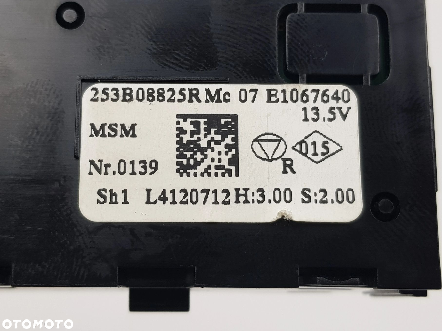 Panel sterowania Przełącznik nawigacji Renault Zoe Clio IV 253B08825R - 10