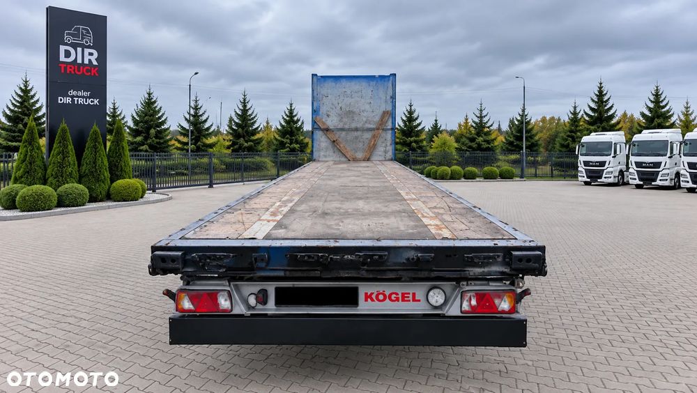 Kögel SN24 Naczepa Ciężarowa PLATFORMA OSIE SAF - TARCZA, Mocna Podłoga - 5