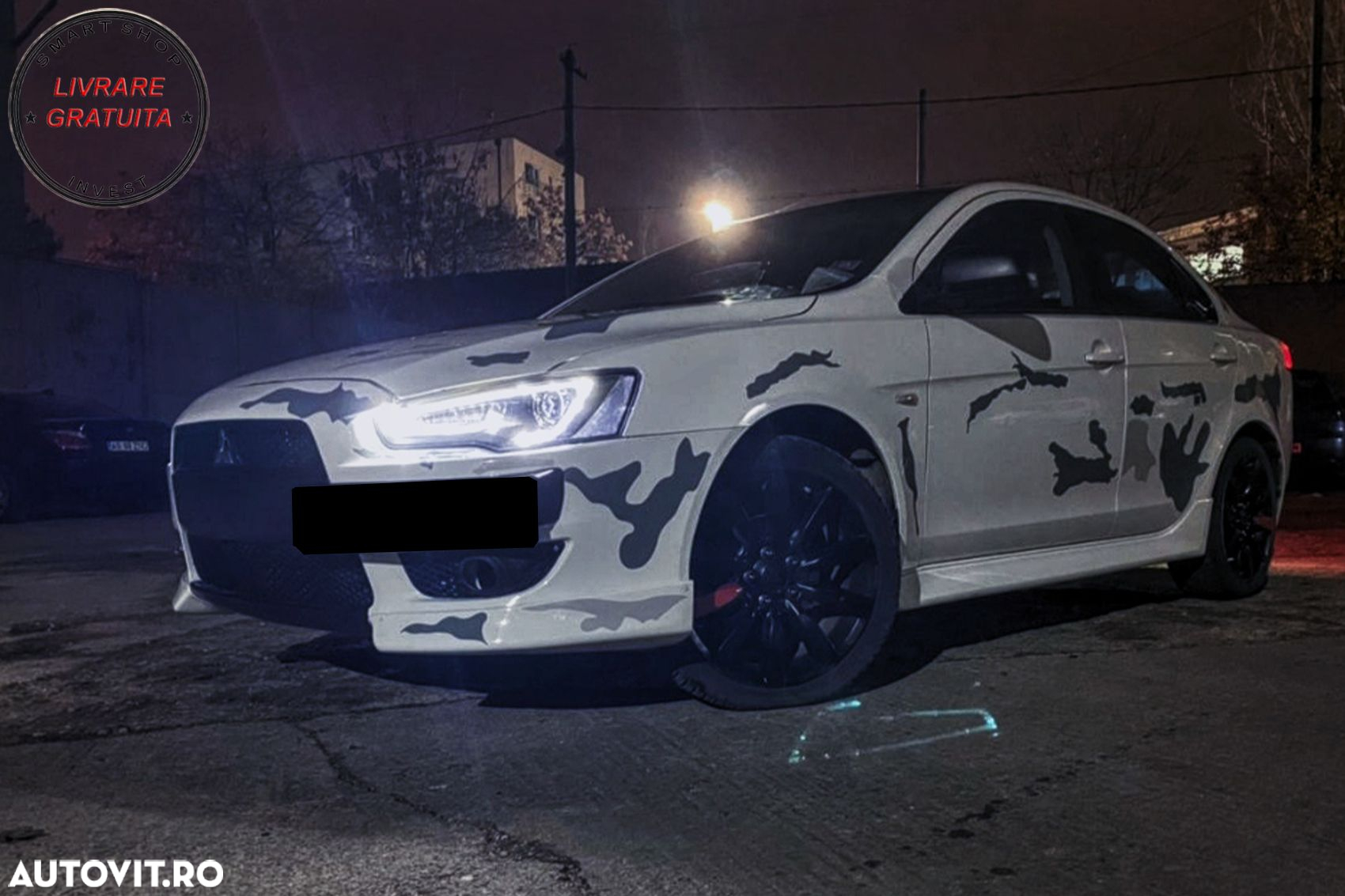 Faruri LED DRL Mitsubishi Lancer (2007-2017) Dual Projector Semnal Secvential Dina- livrare gratuita - 8