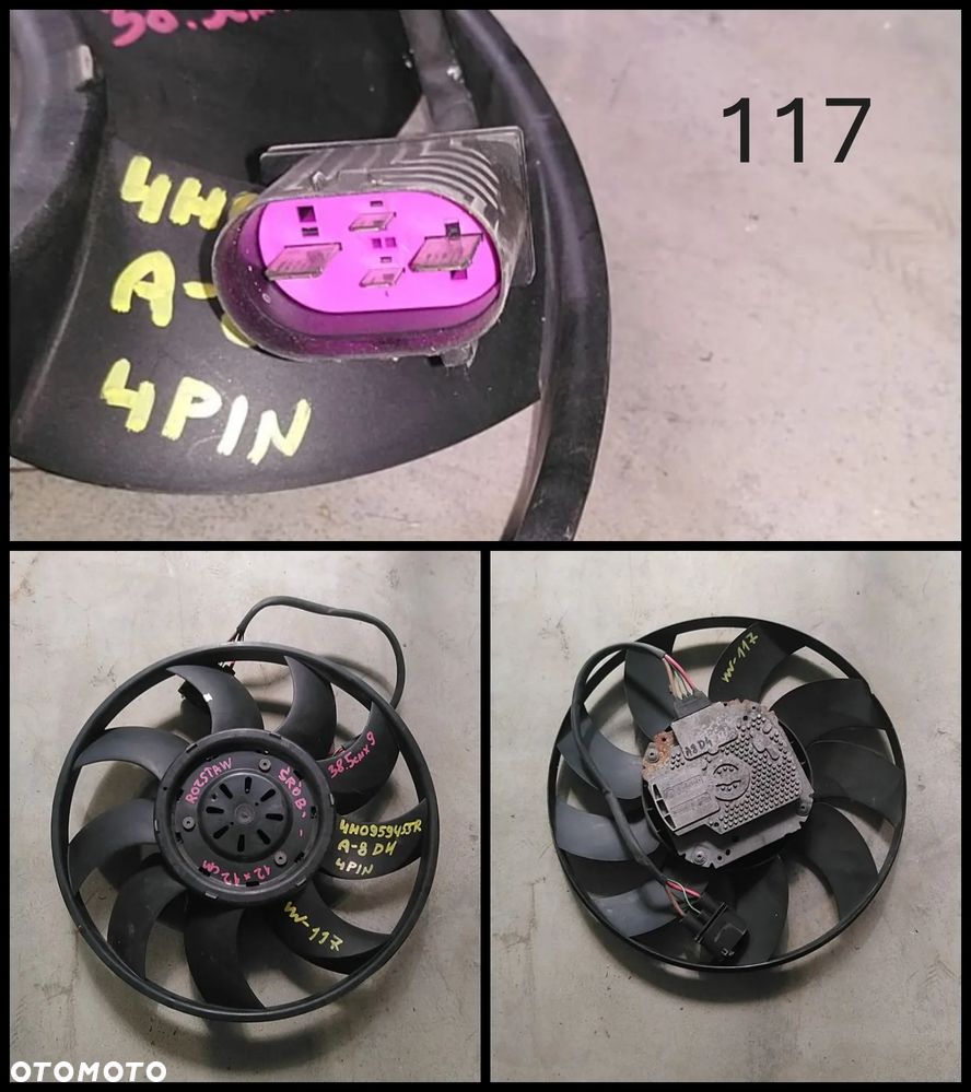 VW-001-399 WENTYLATOR CHŁODNICY VW AUDI SEAT SKODA - 22