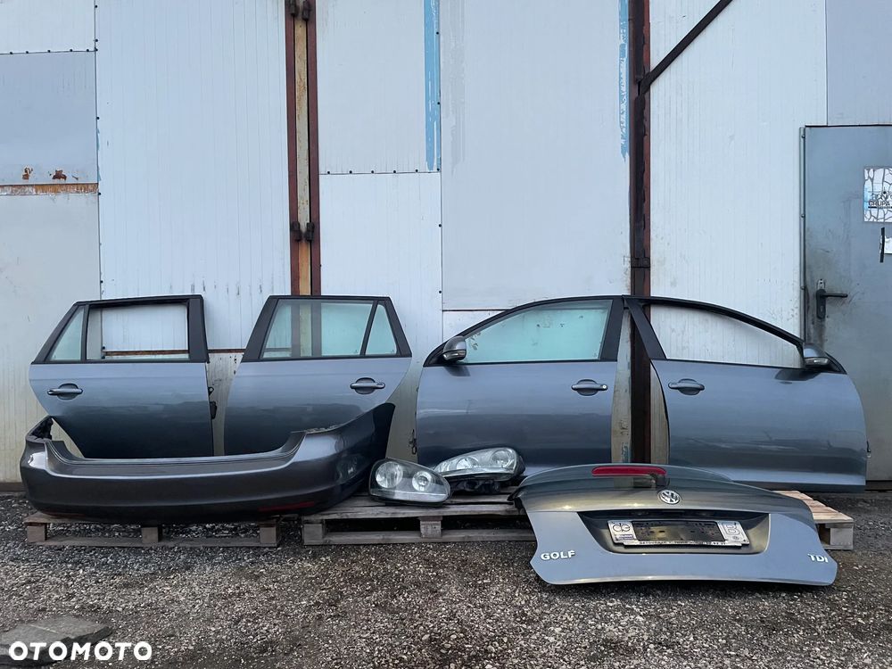 Drzwi kompletne przednie lewe i prawe do Volkswagen GOLF V/VI kombi, europa, lakier LD7X - 7