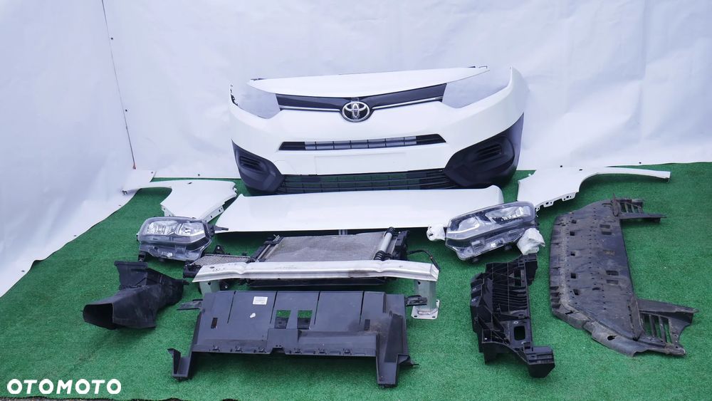 TOYOTA PROACE CITY VERSO MASKA ZDERZAK PAS CHŁODNICE BELKI PODŁOGA ZDERZAKA BŁOTNIKI LAMPY - 3