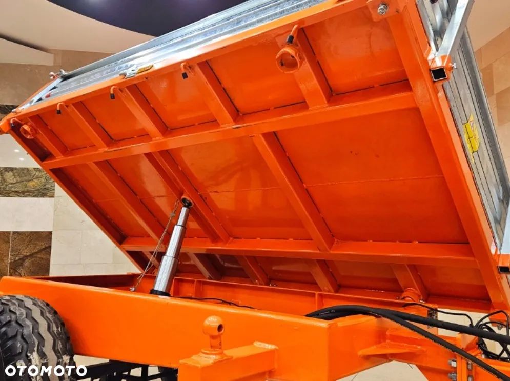 Inny Przyczepka jednoosiowa rolnicza 3 T z hamulcem  hydraulicznym Raty Transport - 7