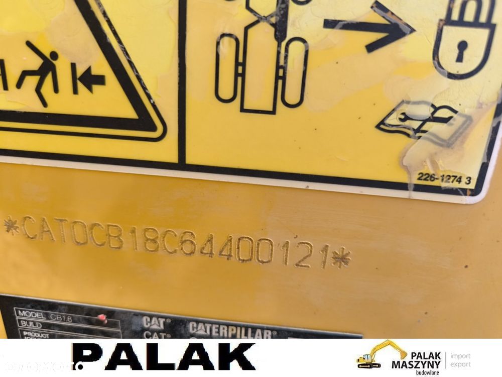 Caterpillar Walec drogowy  CAT CB 1.8   ,  2019 rok - 16