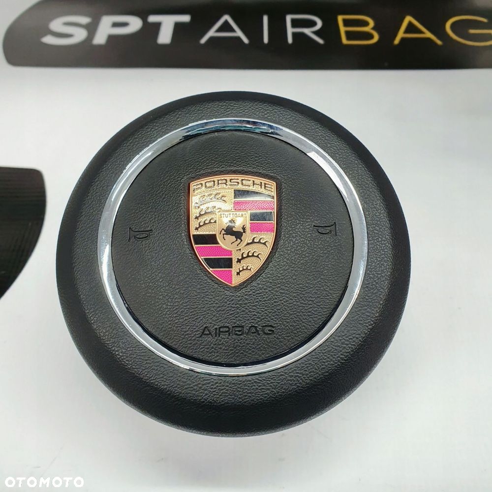 PORSCHA CAYENNE III 3 DESKA ROZDZIELCZA KONSOLA KOKPIT PULPIT PODUSZKI AIRBAG AIR BAG PASY KIT SET - 6