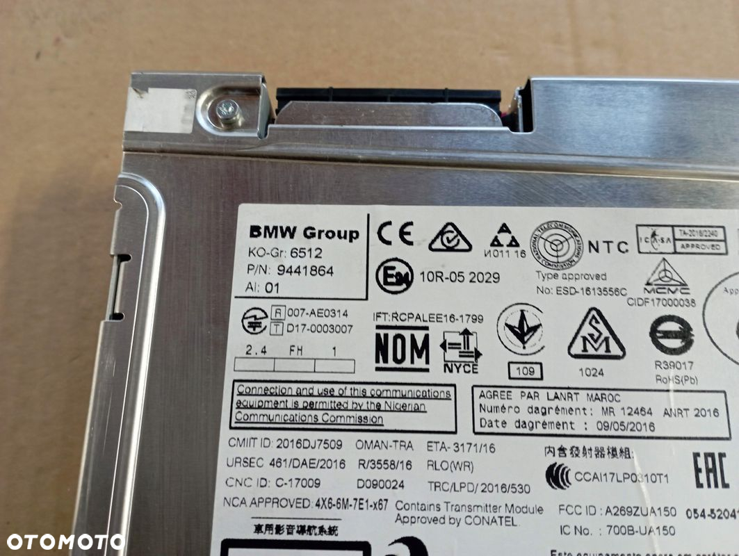 BMW F46 RADIO CD 9371455 9441864 - 7