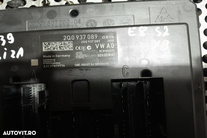 Calculator confort 2Q0937089 2Q0937089 Seat Ibiza 5 KJ [2017 - 2021] - 3