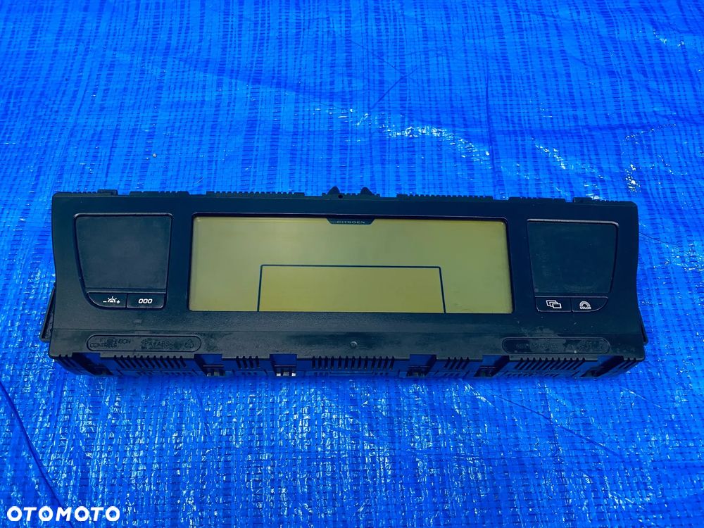 WYŚWIETLACZ LICZNIK MONITOR EKRAN NAWIGACJI RADIA CITROEN C4 GRAND PICASSO I 2006- ; P9664365380 9664365380 ORYGINAŁ - 1