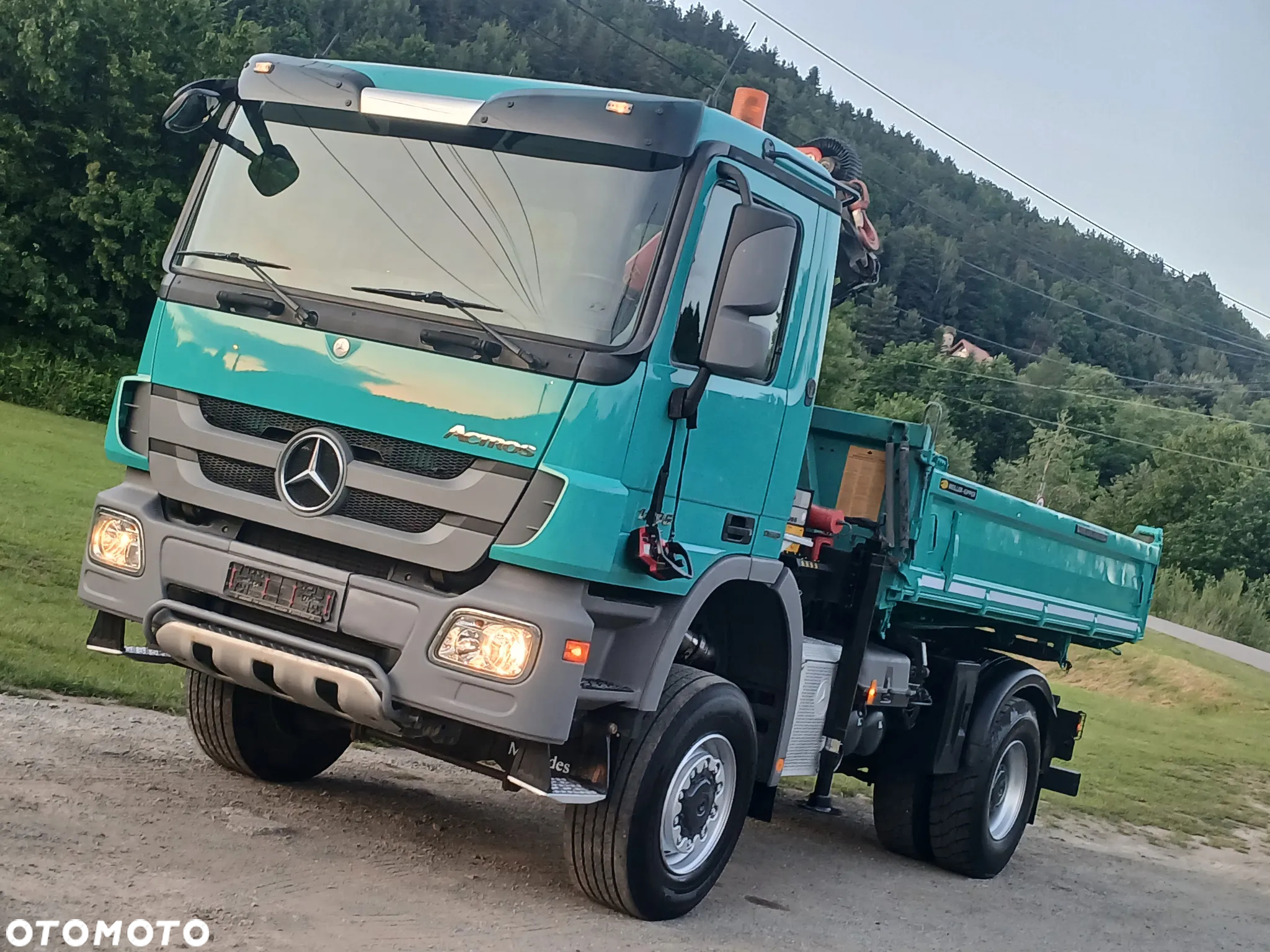 Mercedes-Benz ACTROS 360 KM LIFT 4x4 Duży HDS Palfinger RADIO Meiller PERFEKCYJNY ! - 4