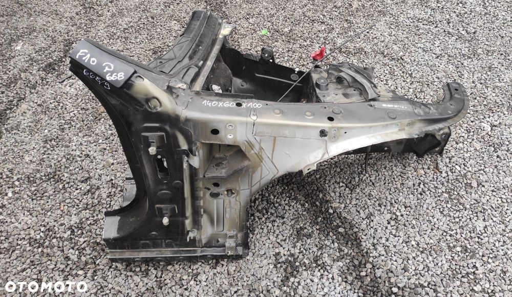 FARTUCH ĆWIARTKA PRAWY PRZÓD BMW F10 F11 668 SCHWARZ II - 1