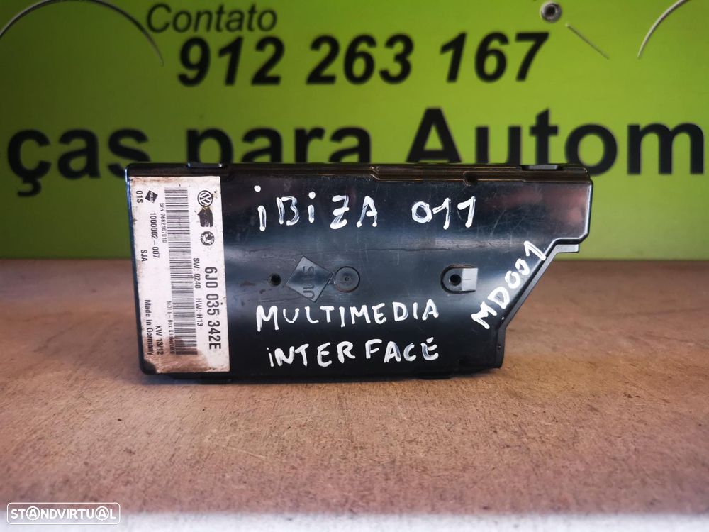 SEAT IBIZA IV 6J MÓDULO MULTIMÉDIA AUX USB - MD001 - 2