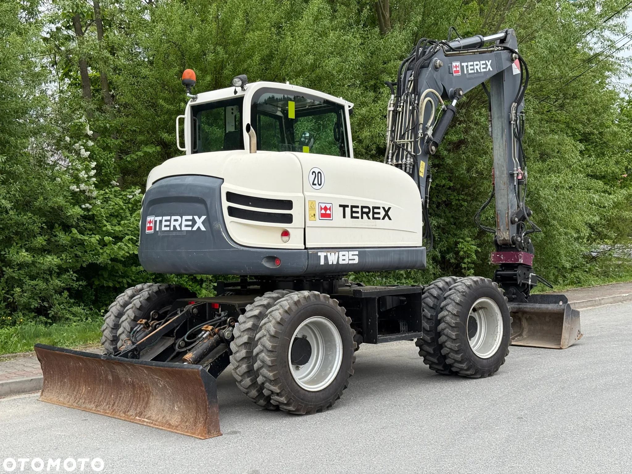 Terex * Koparka Kołowa TEREX TW 85 * Sprowadzona * Rototilt * - 19