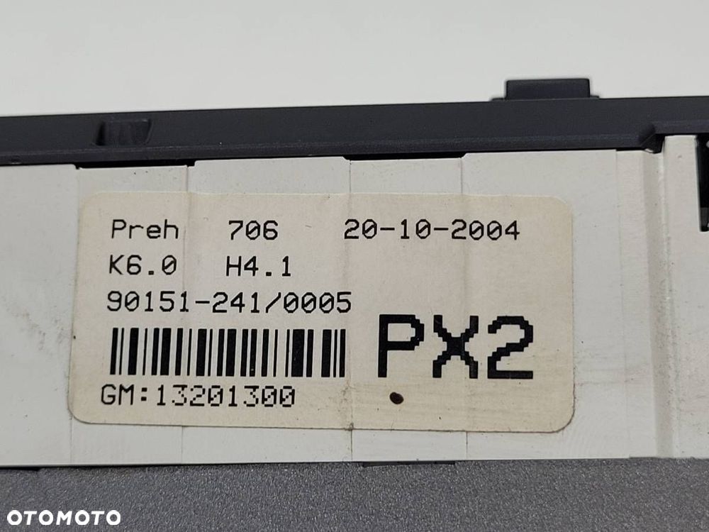 PANEL STEROWANIA NAWIEWU KLIMATYZACJI OPEL ASTRA H 90151241 EUROPA - 3